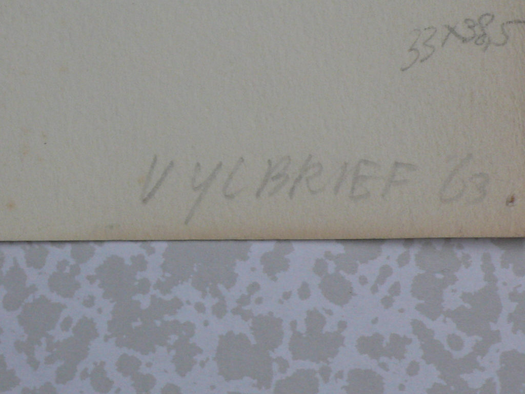 Ernst Vijlbrief, ets, 1963 kopen? Bied vanaf 1!
