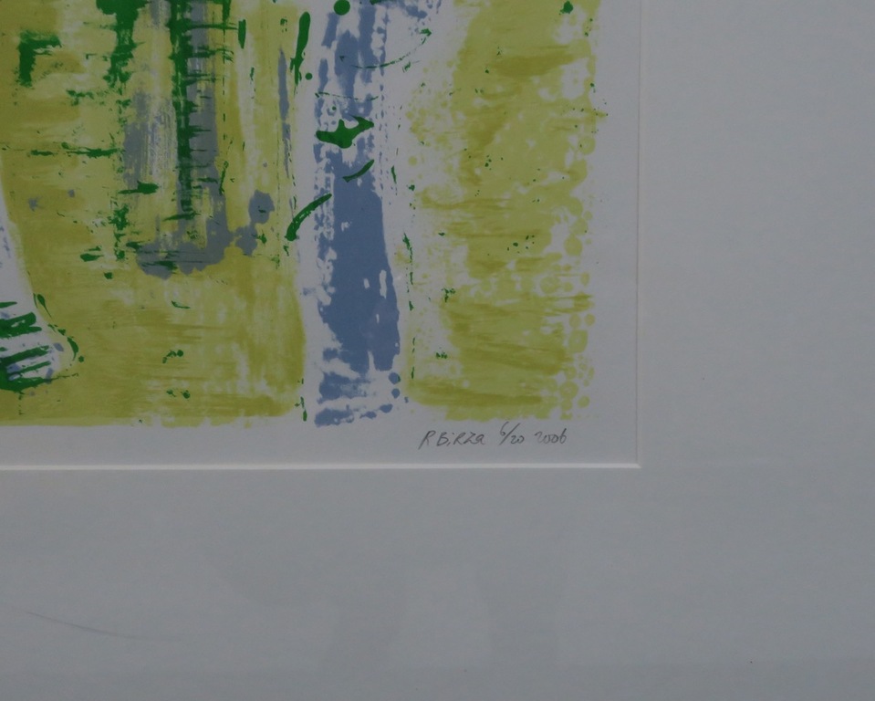 Rob Birza: Zeefdruk, Soldiers in damaged house - Ingelijst kopen? Bied vanaf 40!