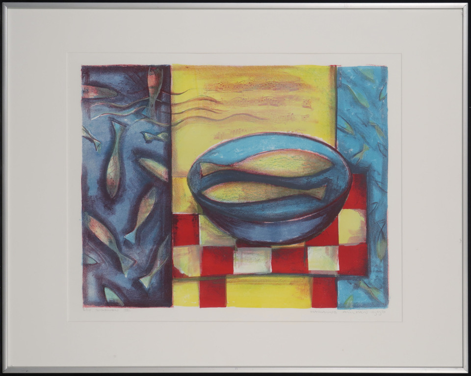 Marianne Aulman: Litho, Sirenen II - Ingelijst kopen? Bied vanaf 1!