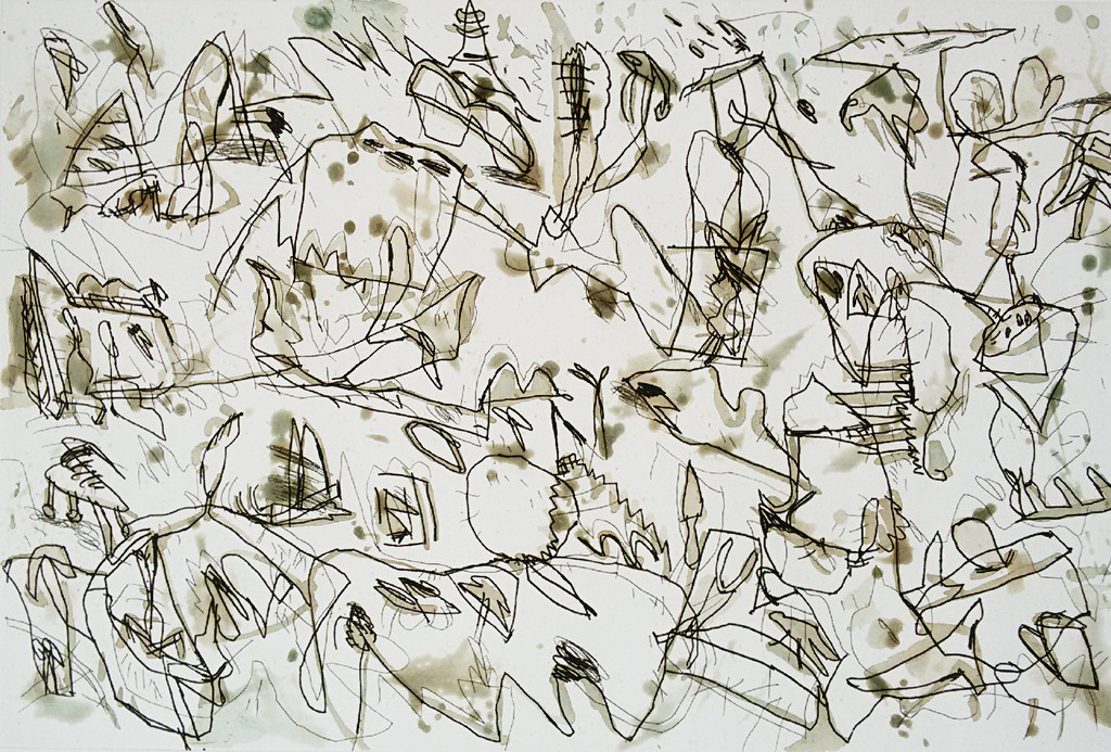 Jan Voss - Abstracte compositie, aquatint ets kopen? Bied vanaf 125!