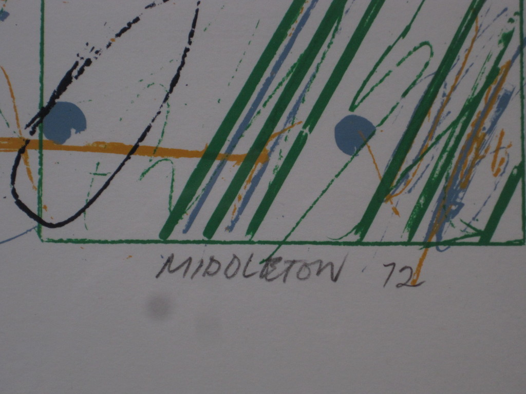 S.Middleton (1928-) litho "Mendelssohn Concerto1 opus75" 18/75 1972 kopen? Bied vanaf 1!