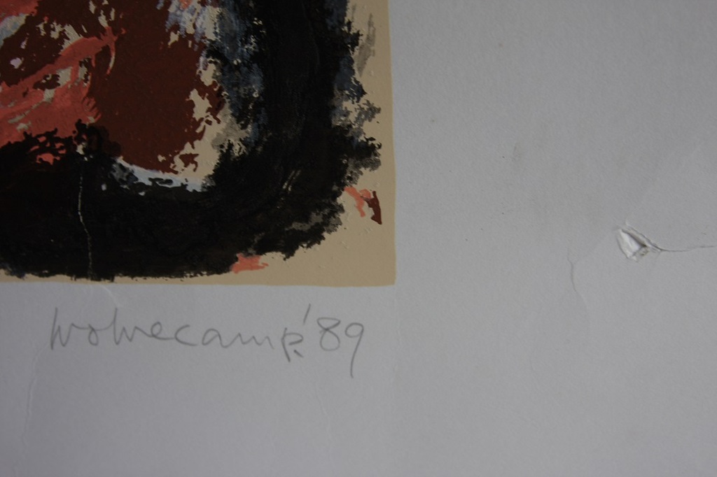 Theo Wolvecamp, zeefdruk, z.t. (1989) kopen? Bied vanaf 175!
