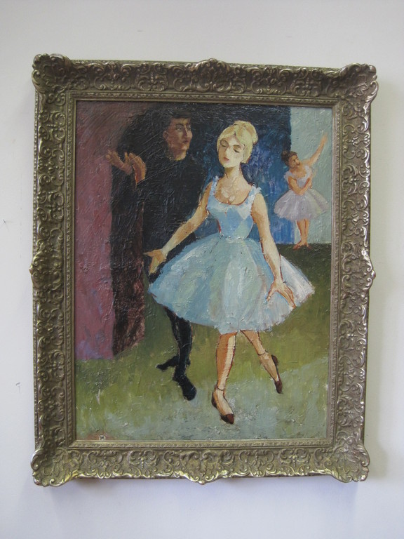(Naar?) Aristide J.B. Maillol "la Danseuse 1921" oud olieverf op doek kopen? Bied vanaf 1!