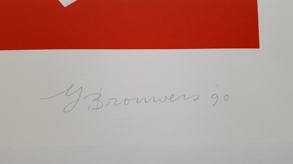 Yolande Brouwers  (1951) - zeefdruk 6/11, handgesigneerd, genummerd en '90 kopen? Bied vanaf 1!