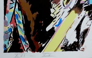 Flor Hermans - Litho: Rubensland - 1977 + gesigneerd gedicht Gerrit Kouwenaar kopen? Bied vanaf 99!