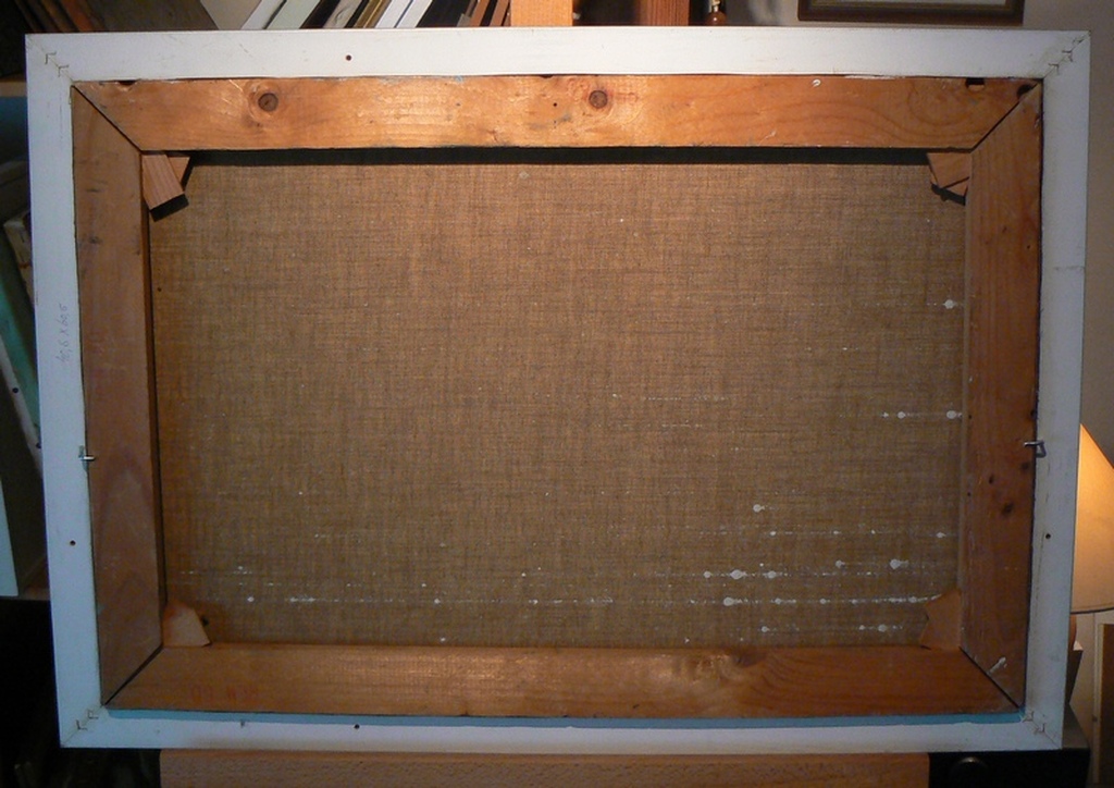 Anneke Boot (1945)  --  Olieverf op doek  --  Landhuis met tuin kopen? Bied vanaf 65!