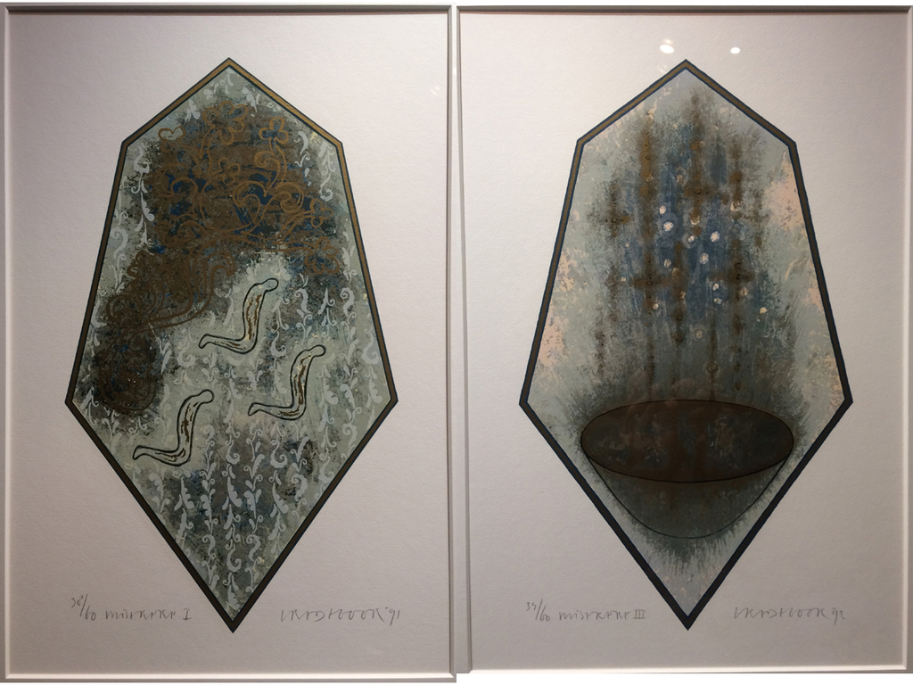 Bert Vredegoor: Miserere (zeefdruk, drieluik, 1991/1992) - ingelijst kopen? Bied vanaf 95!