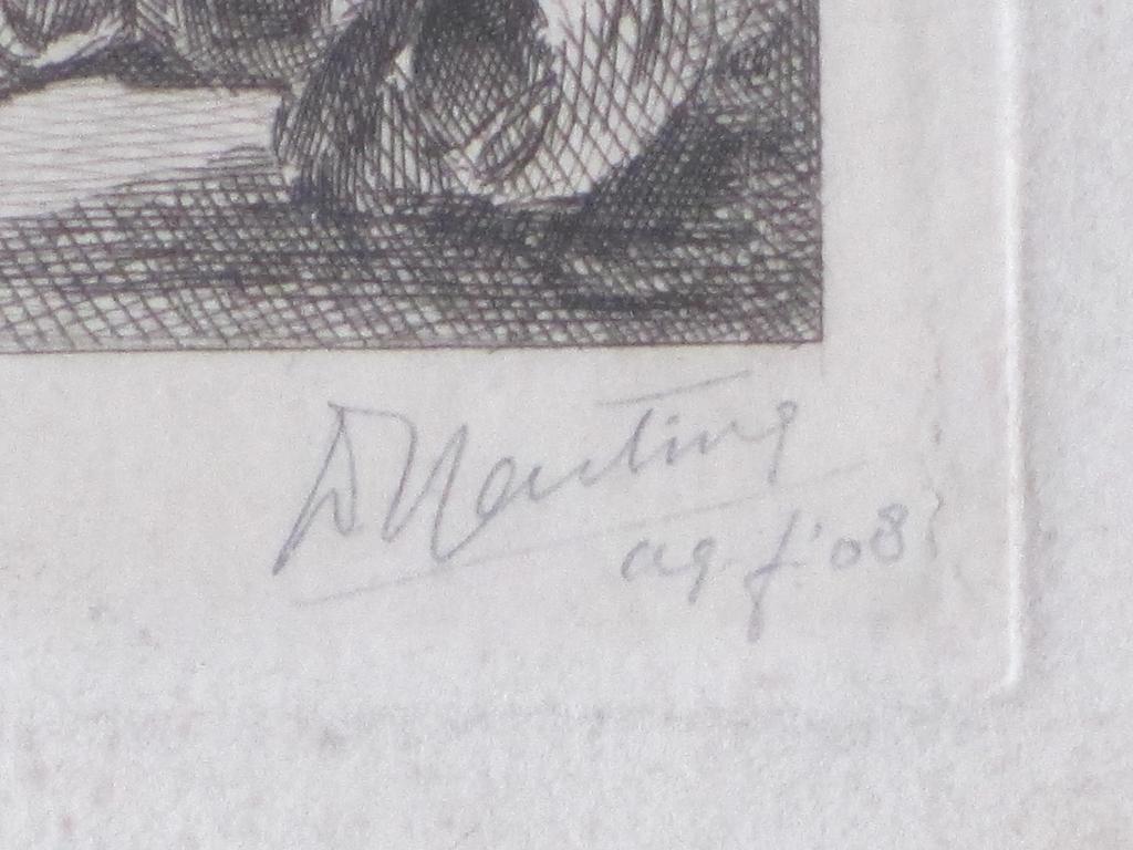 Dirk Harting, Bijbelse scene, Ets 1908 kopen? Bied vanaf 30!