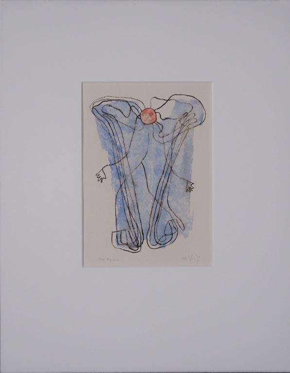 Hans Kuijs: Aquarel, Z.T Figuur kopen? Bied vanaf 1!