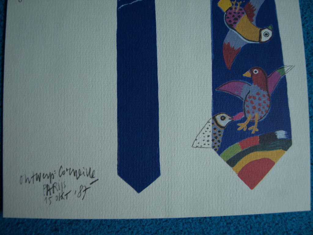 Corneille – Lithoprint – Stropdas Society Shop - 1987 kopen? Bied vanaf 25!