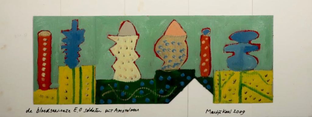 Lot met 4x gemengde techniek van Meertje Kaal kopen? Bied vanaf 1!