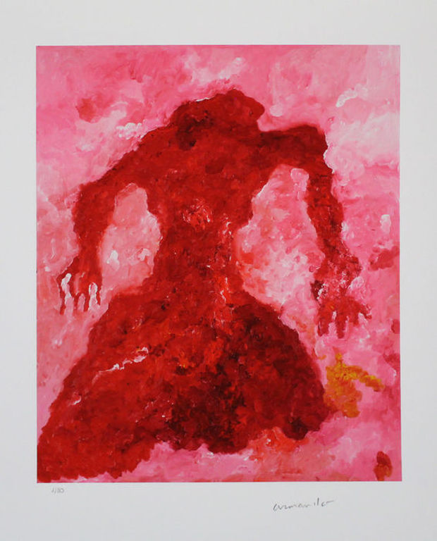 Armando - Rotes Gewand - handgesigneerde giclée, oplage 30 ex. kopen? Bied vanaf 90!