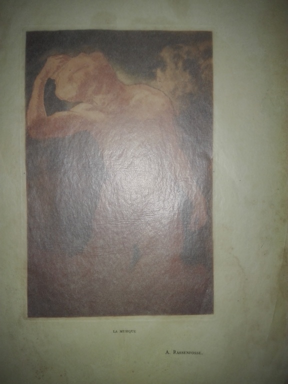 Armand Rassenfosse 1862-1934, ets in kleur, La Musique kopen? Bied vanaf 1!