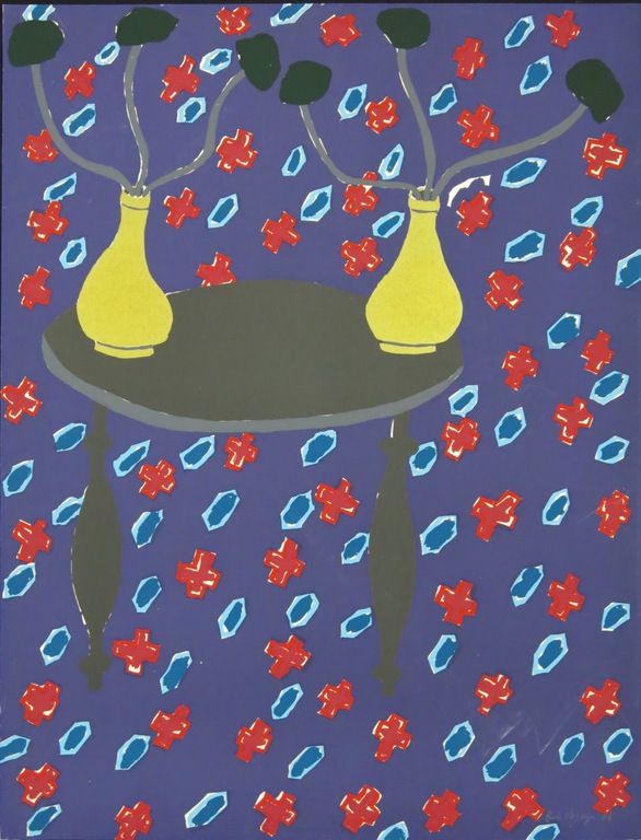 Bob Negryn: Zeefdruk, Stilleven kopen? Bied vanaf 1!