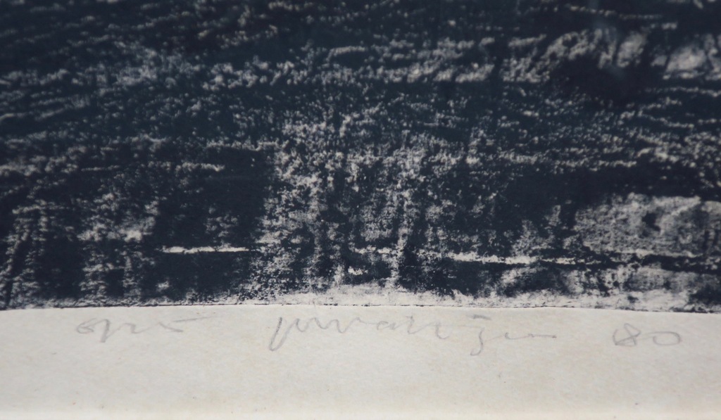 Gerrit Wattjes: Ets, Fossil Final -Ingelijst (groot) kopen? Bied vanaf 1!