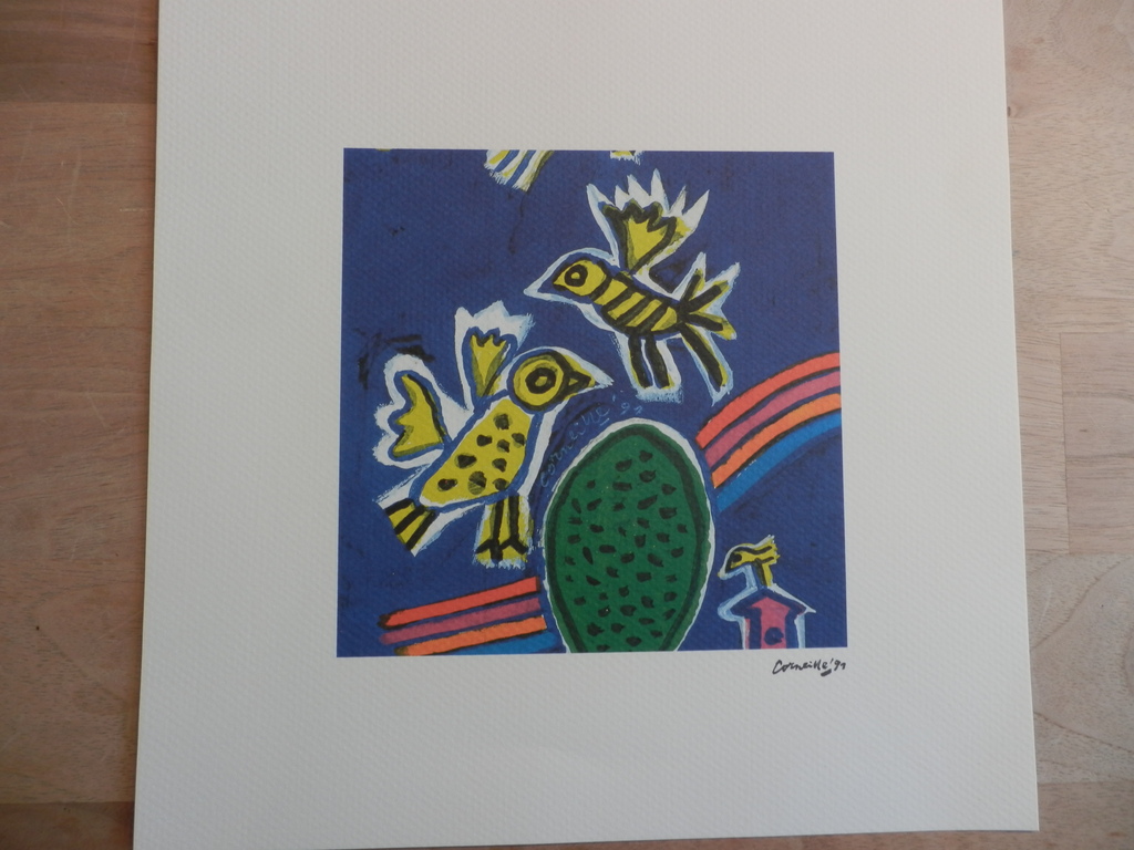 CORNEILLE   Litho TIE uit 1991 verkocht voor € 40!