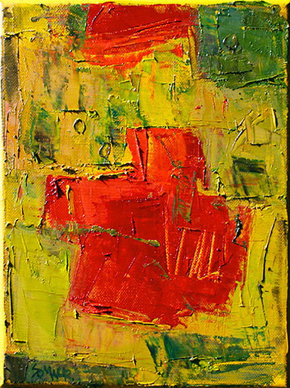 Somnur van der Kraan ,Olieverf op Canvas, Expressive Abstract Schilderij kopen? Bied vanaf 20!