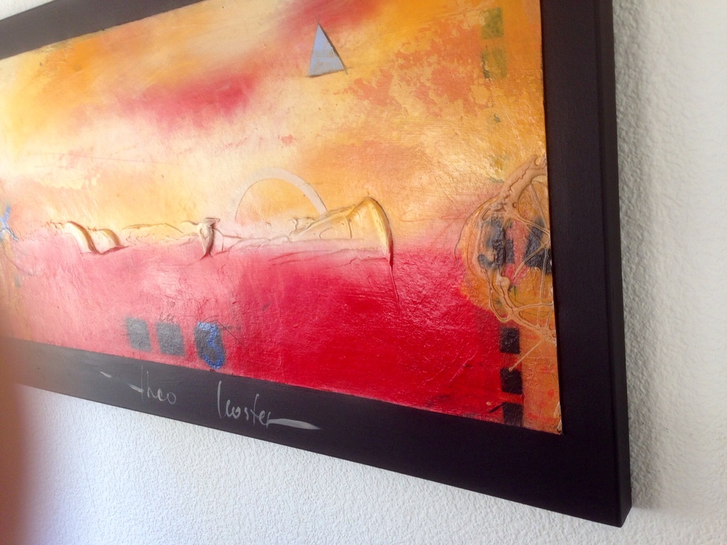 Theo koster , gemengde techniek, travelling kopen? Bied vanaf 1!