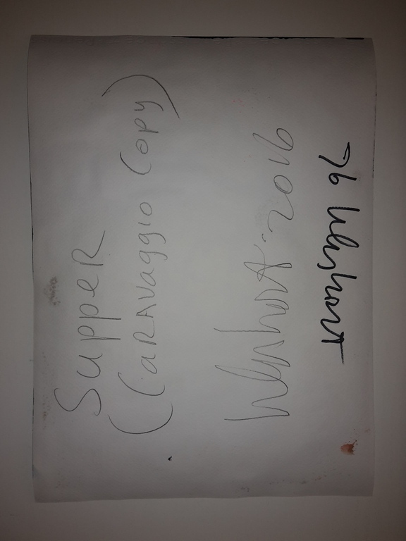 Peter Klashorst - Supper... - gemengde techniek op papier - gesigneerd kopen? Bied vanaf 85!