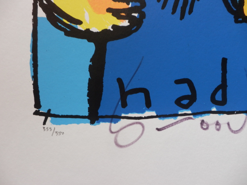 HERMAN BROOD, Gelimiteerde en HANDGESIGNEERDE Zeefdruk  ALS IK JOU NIET HAD kopen? Bied vanaf 190!