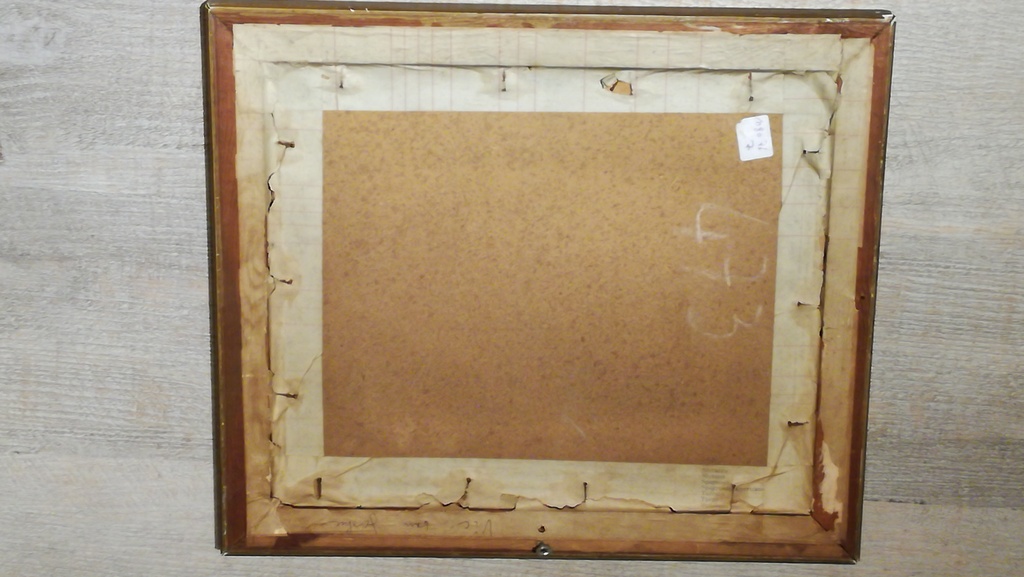 Onbekende kunstenaar, Aquarel, Herder en schapen,  onleesbaar gesigneerd kopen? Bied vanaf 1!