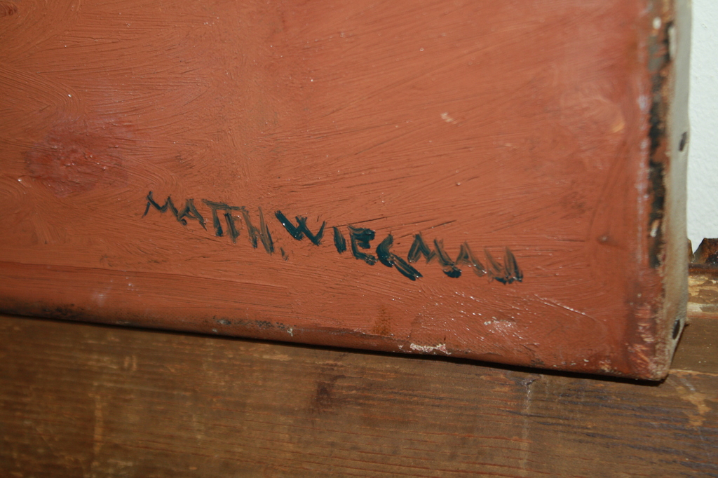 MATTH WIEGMAN - STILLEVEN MET APPELS EN BLAUWE FLES - BERGENSE SCHOOL kopen? Bied vanaf 875!