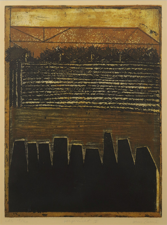 Wim Zurne: Ets, Vergezicht V - Ingelijst kopen? Bied vanaf 20!