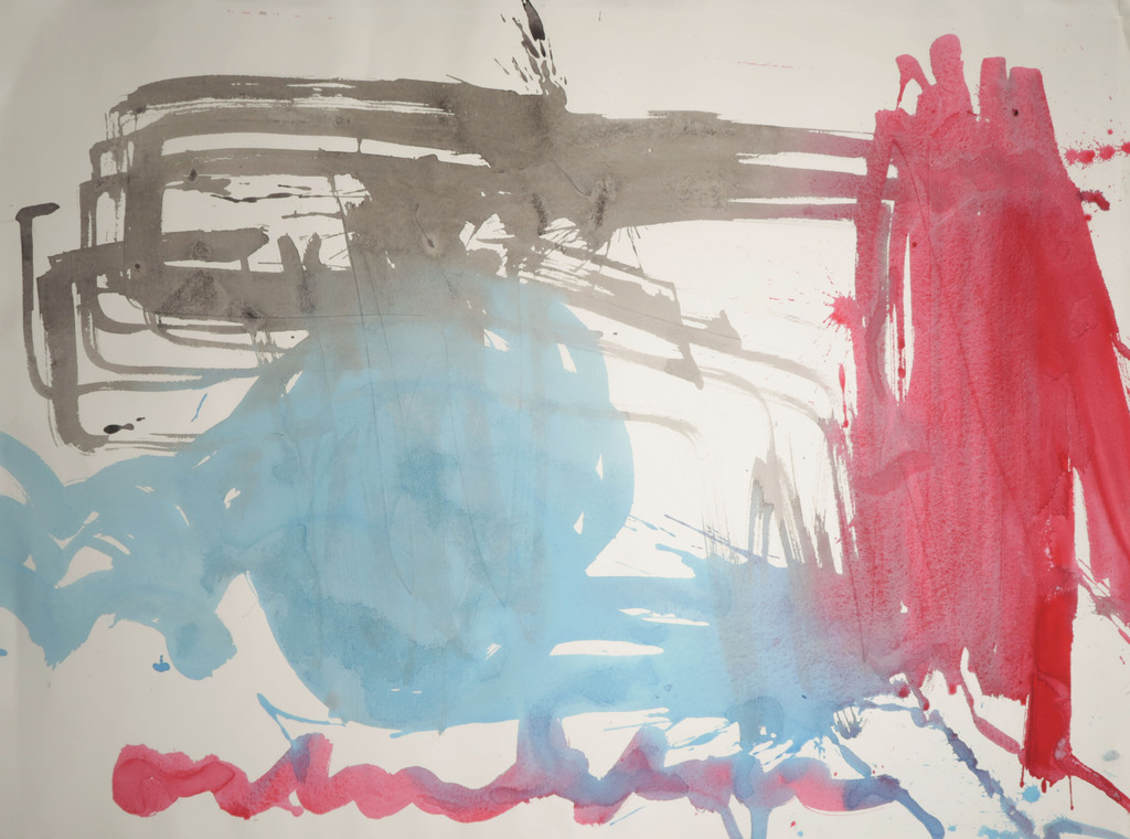 Anton Heyboer: Gouache op geschept papier, Z.T. (Groot) verkocht voor € 90!