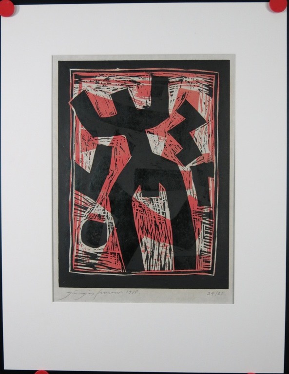 Ferenc Gogos: Houtsnede, Zonder titel kopen? Bied vanaf 20!