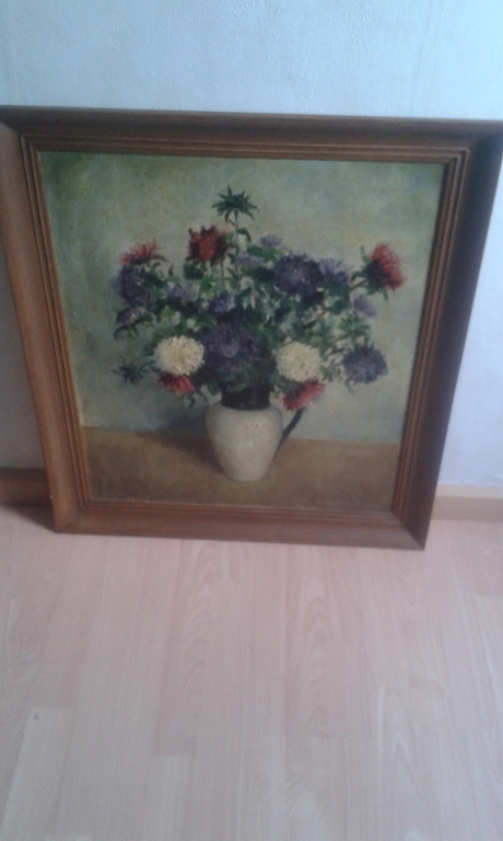 P.L. Jabaaij; Schilderij; Vaas met bloemen kopen? Bied vanaf 100!