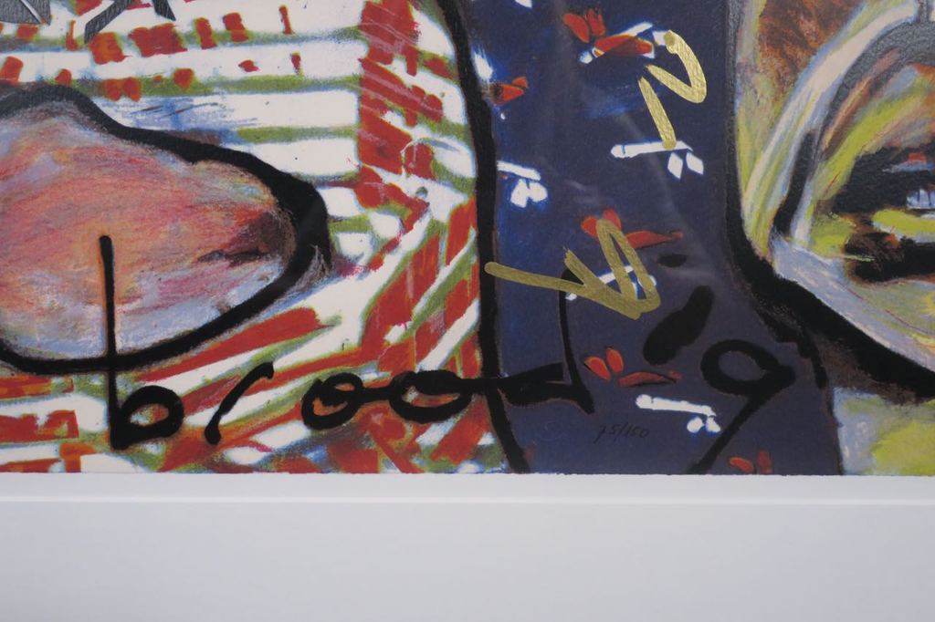 Herman Brood: Zeefdruk, Alfa Brood typo's - Ingelijst kopen? Bied vanaf 180!