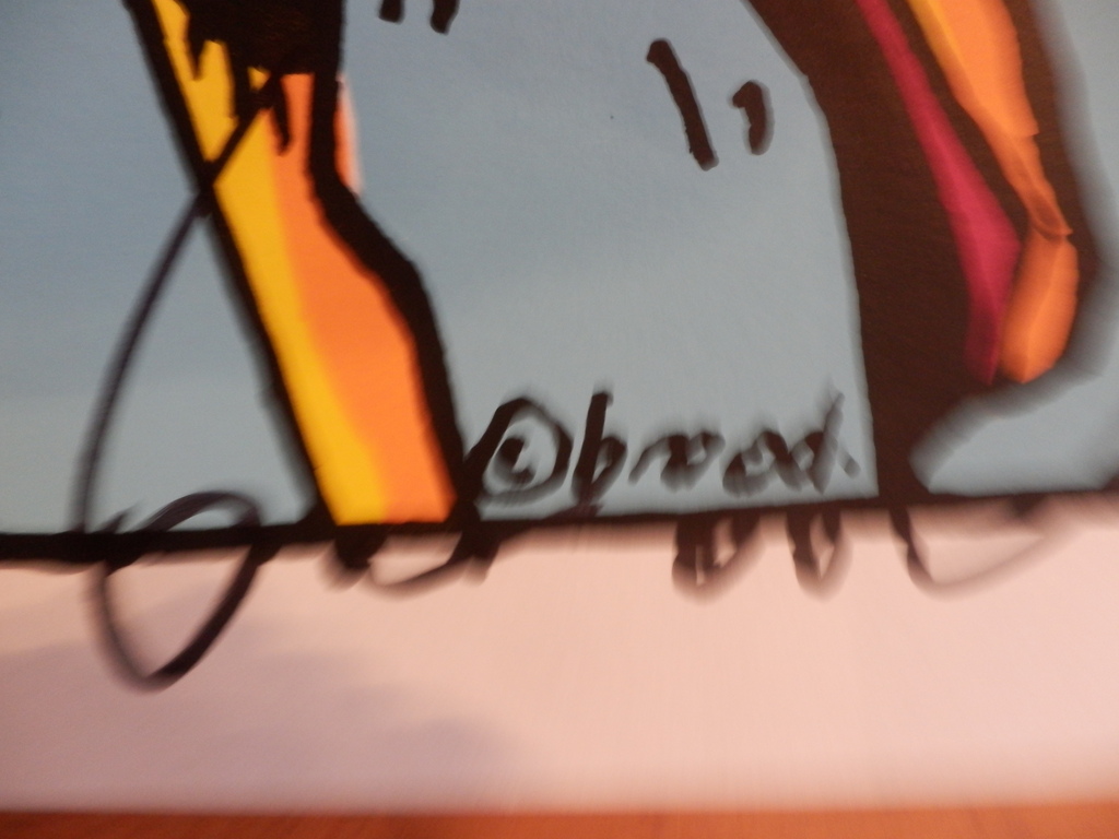 HERMAN BROOD, Gelimiteerde en HANDGESIGNEERDE Zeefdruk  SPOELT U MAAR kopen? Bied vanaf 85!