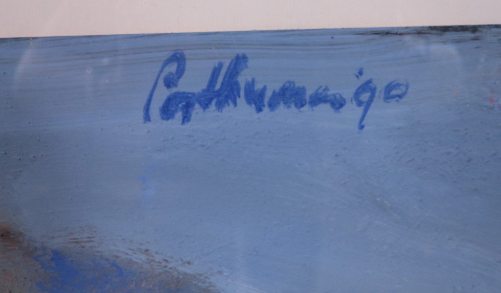 Simon Posthuma: Acryl op papier, Zeilboot - Ingelijst kopen? Bied vanaf 100!