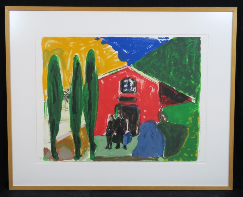 Cees Dolk: Zeefdruk, Roerend en onroerend - Ingelijst (Groot) kopen? Bied vanaf 35!