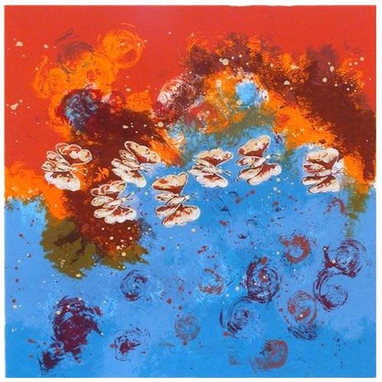 Roel Hofman: Zeefdruk, Dusk - Ingelijst  kopen? Bied vanaf 50!