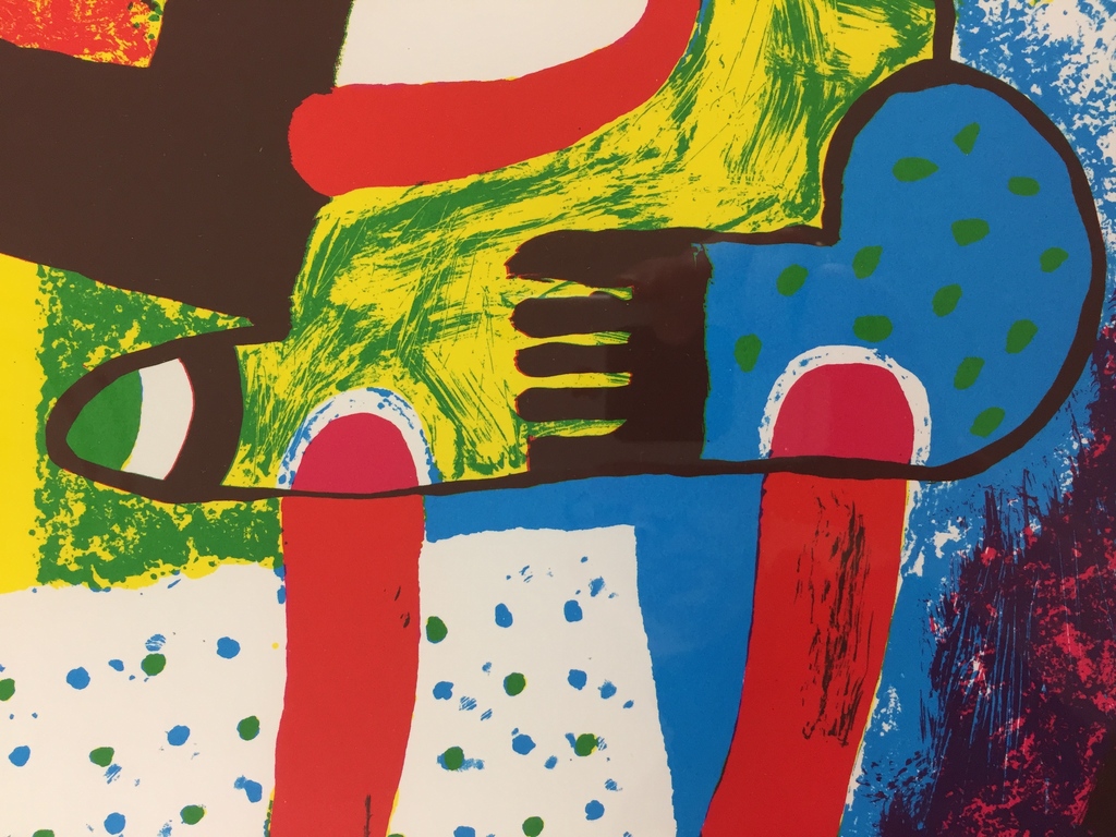 Clemens Briels, kleurenzeefdruk, 'I', 1995      (INGELIJST) kopen? Bied vanaf 169!