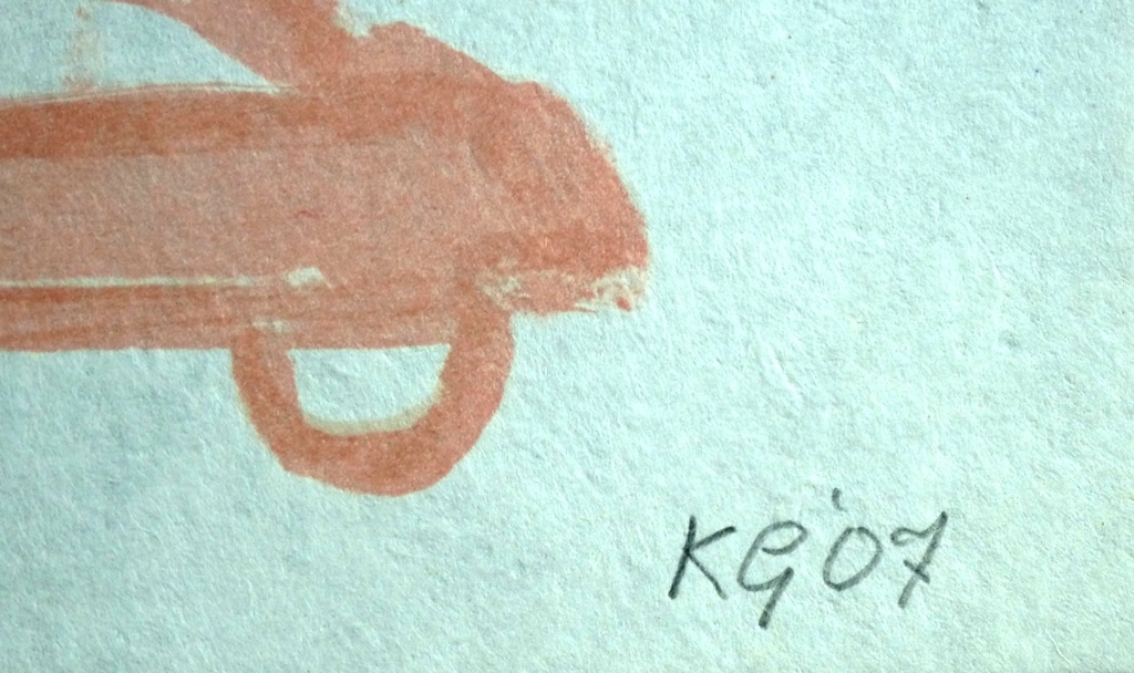 Klaas Gubbels, Litho: De Chevrolet, 2007, handgesigneerd kopen? Bied vanaf 90!