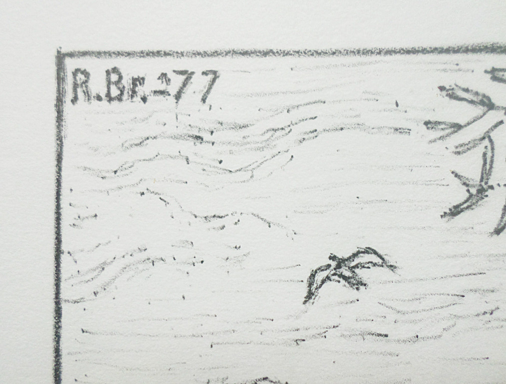 Rudolf Bremmer - Landelijk hoekje, litho (ingelijst) kopen? Bied vanaf 1!