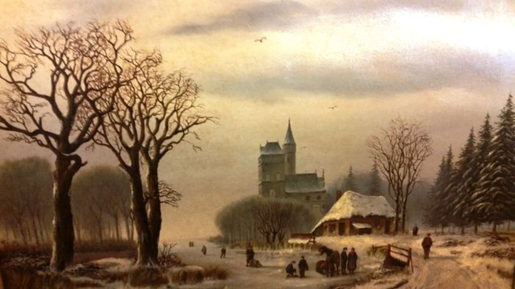Lodewijk Johannes Kleijn (1817-1897)-Winterlandschap -olieverf canvas-gesigneerd kopen? Bied vanaf 1!