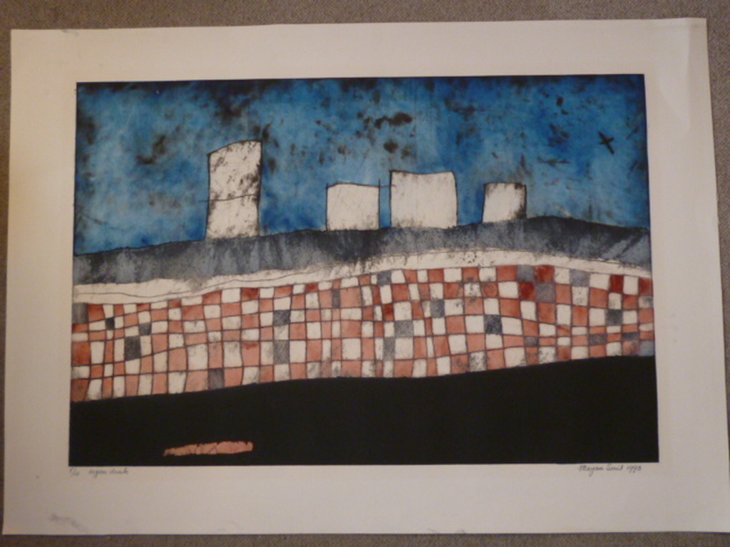 Marjan Smit - kleurenets - Abstracte compositie kopen? Bied vanaf 100!