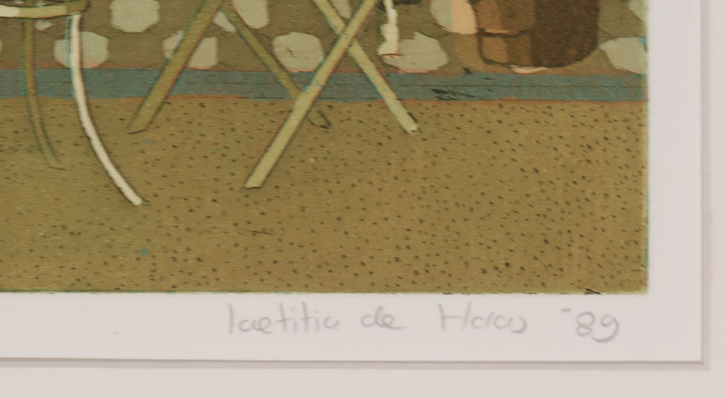 Laetitia de Haas: Aquatint, In de tuin kopen? Bied vanaf 20!