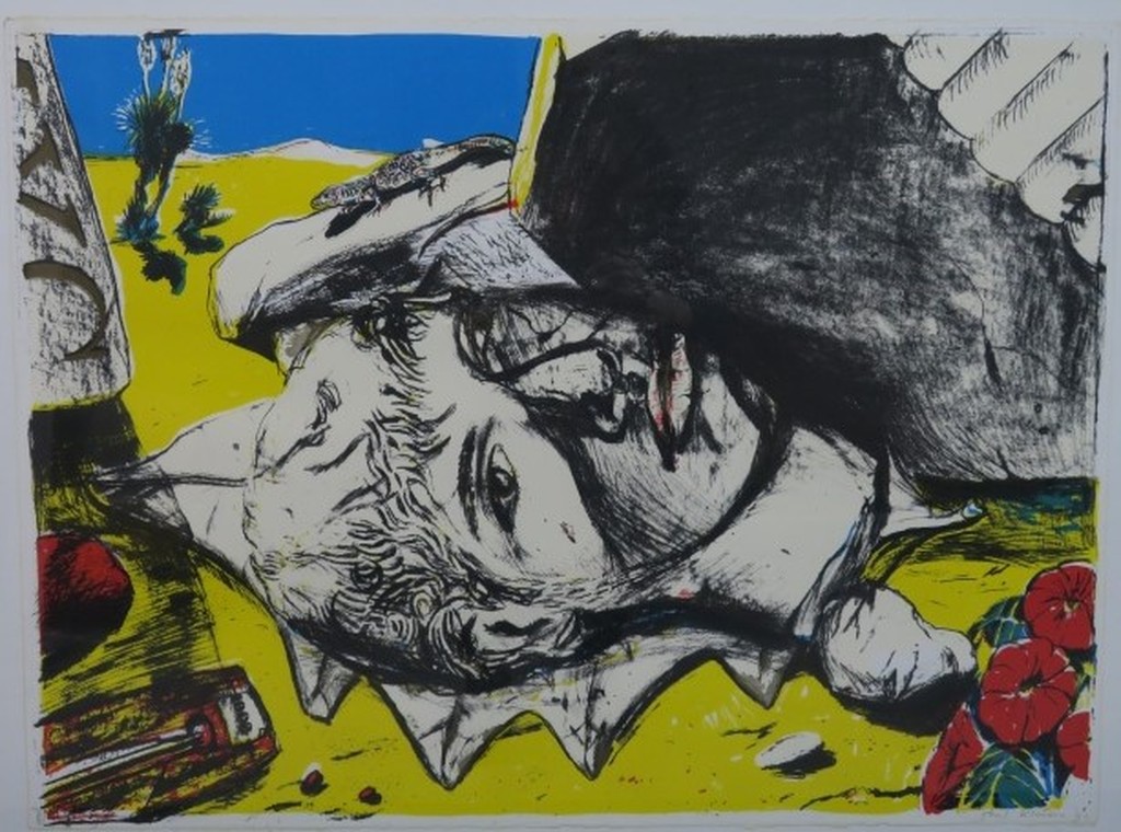 Paul Klemann: Zeefdruk, Afgebroken kop enz. - Ingelijst kopen? Bied vanaf 40!