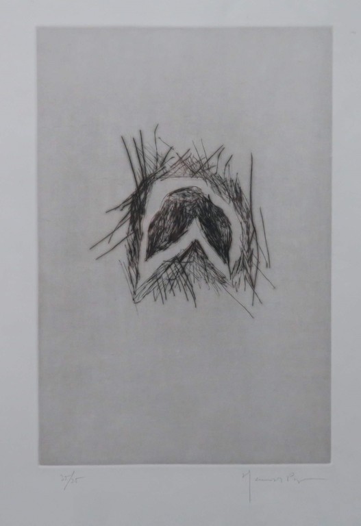 Juan Pijuan Hernandez: Droge Naald, Hojas - Ingelijst kopen? Bied vanaf 40!