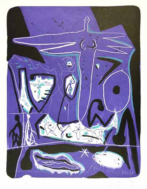 Dietrich Lusici, litho, Komposition, 1993 kopen? Bied vanaf 55!