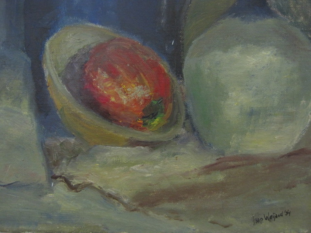 Jaap Weyand 1886-1960  - olieverf stilleven 1934 Bergense School  kopen? Bied vanaf 1!