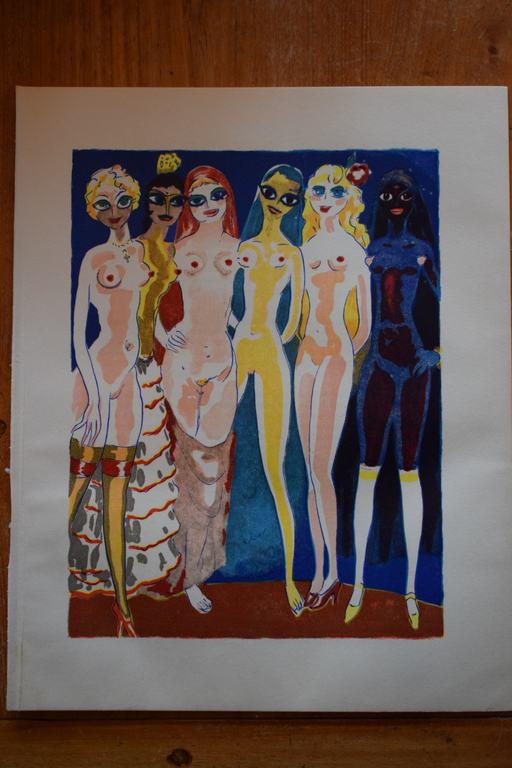 Kees van Dongen - Houtgravure - La Comparaison kopen? Bied vanaf 75!