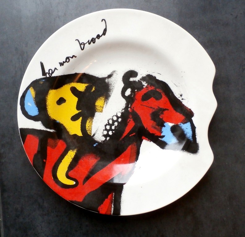 Herman Brood - bord: man op paard kopen? Bied vanaf 50!