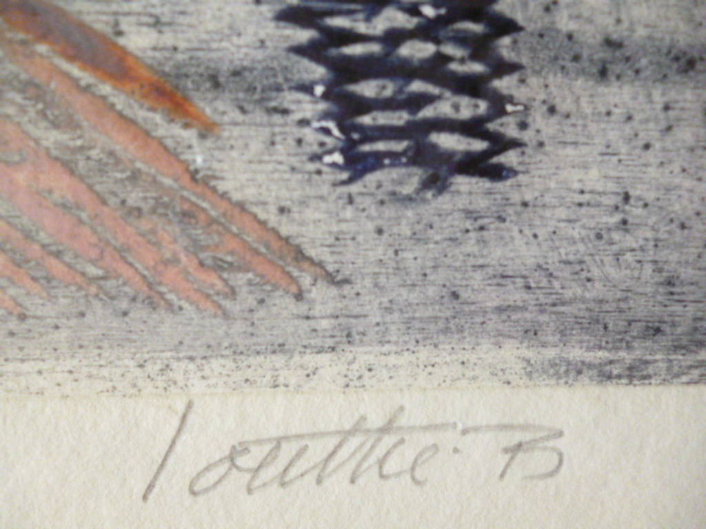 Marc-Antoine Bissiere - kleurenets - Landschap kopen? Bied vanaf 60!