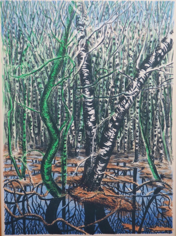 Jacobien de Rooij: Litho, Meeuwen Paradijs -Ingelijst kopen? Bied vanaf 35!