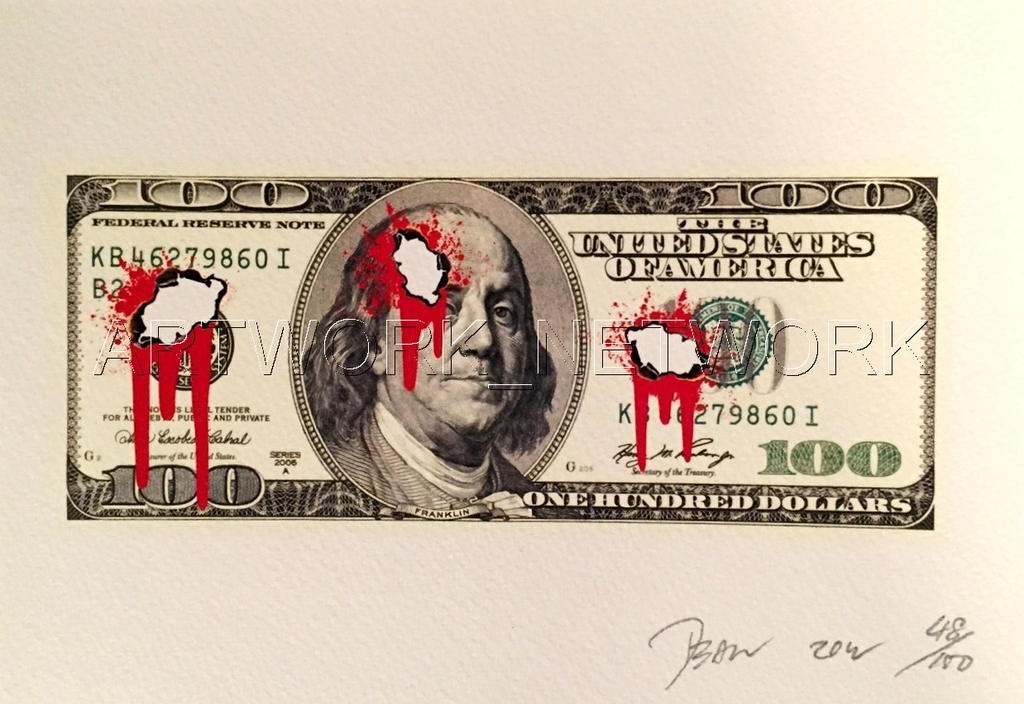 DEATH NYC "Ben Bleed" n° 48/100 - Signed with COA (Limited Edition Prints 100) kopen? Bied vanaf 1!